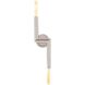 Wolfe 2 Light 6 inch Polished Nickel Wall Sconce Wall Light