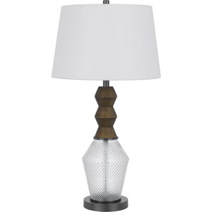 Harlan 32.5 inch 100.00 watt Dark Oak and Iron Grey Table Lamp Portable Light