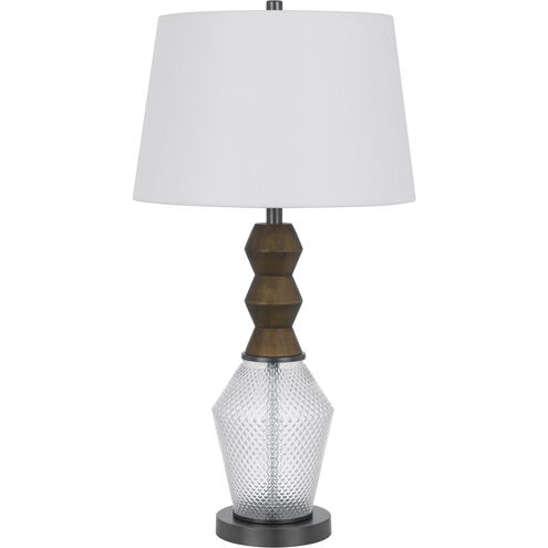 Harlan 32.5 inch 100.00 watt Dark Oak and Iron Grey Table Lamp Portable Light