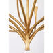 Julie Neill Marini LED 43.25 inch Antique Gold Leaf Chandelier Ceiling Light