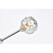 Zayne 6 Light 49 inch Chrome Pendant Ceiling Light