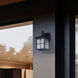 Dom 1 Light 11.5 inch Sand Black Outdoor Wall Lantern