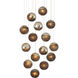 Pathos 15 Light 24 inch Silver Multi-Drop Pendant Ceiling Light