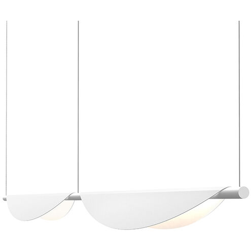 Tela LED 79 inch Satin White Pendant Ceiling Light