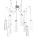 Ledgestone LED 13.5 inch Classic Silver Swag Multi-Pendant Ceiling Light in 2700K LED