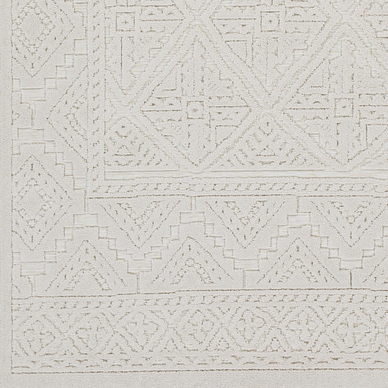 Greenwich 87 X 63 inch Light Beige Outdoor Rug in 5 x 8, Rectangle