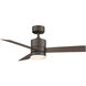 Axis 44 inch Bronze Downrod Ceiling Fan in 2700K