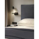 Ito 1 Light 12.2 inch Matte Black ADA Interior Wall Light