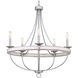 Camps Bay 5 Light 26 inch Galvanized Chandelier Ceiling Light
