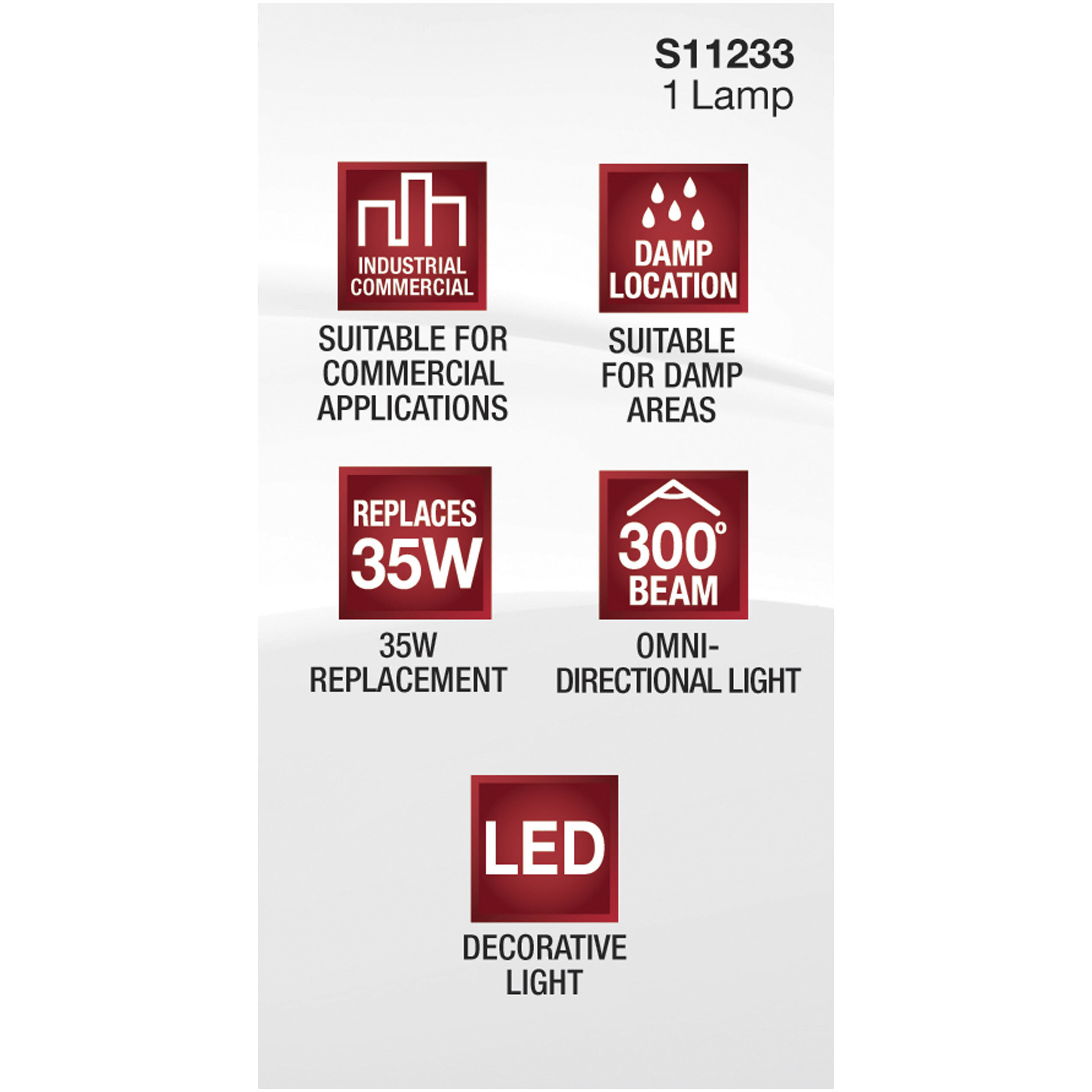 Lumos LED JCD LED G9 Double Loop 3.5 watt 4000K Mini and Pin-Based LED