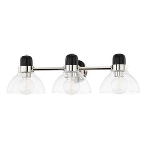 Camile 3 Light 25.00 inch Bathroom Vanity Light