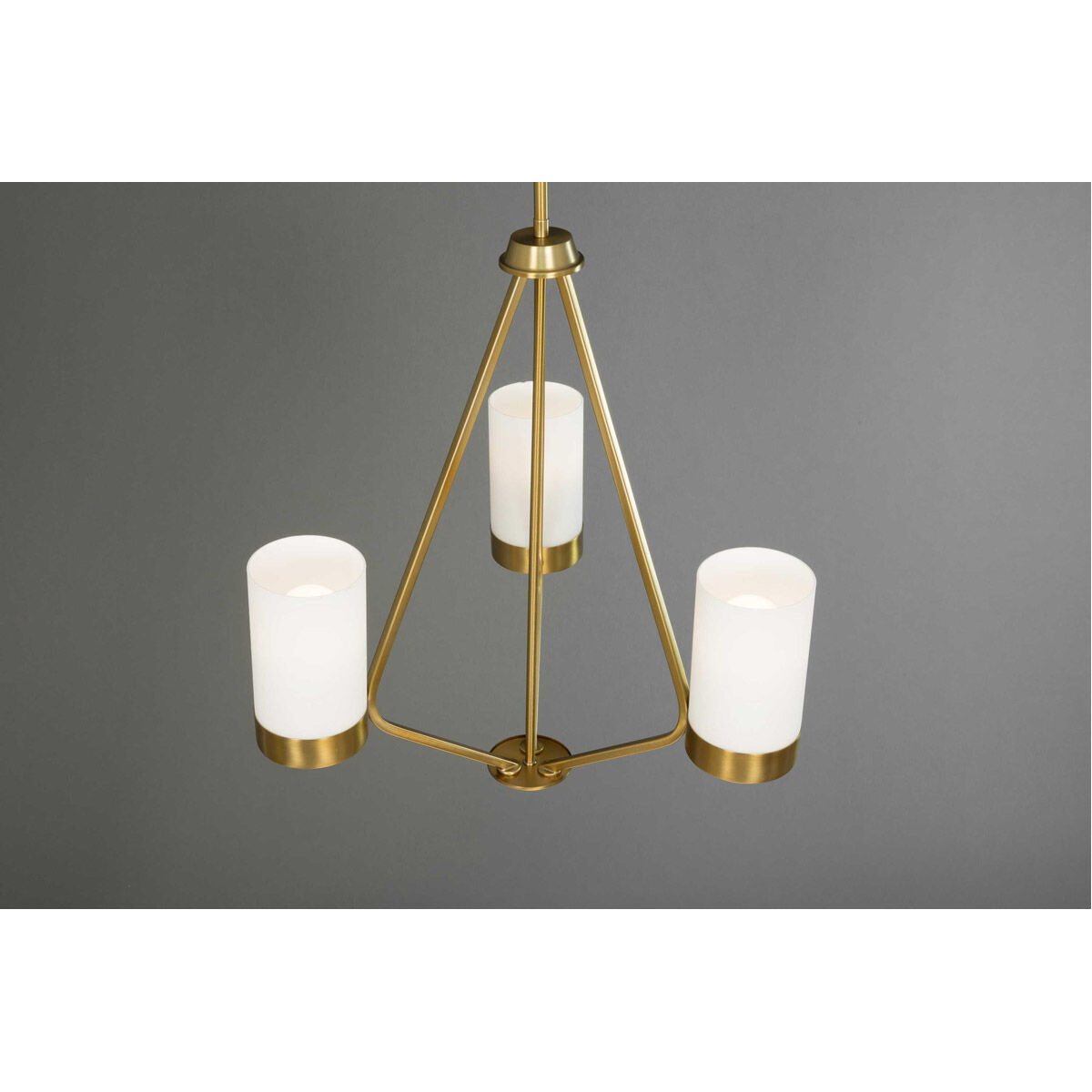 Elevate 3 Light 21.75 inch Brushed Bronze Chandelier Ceiling Light, Design Series