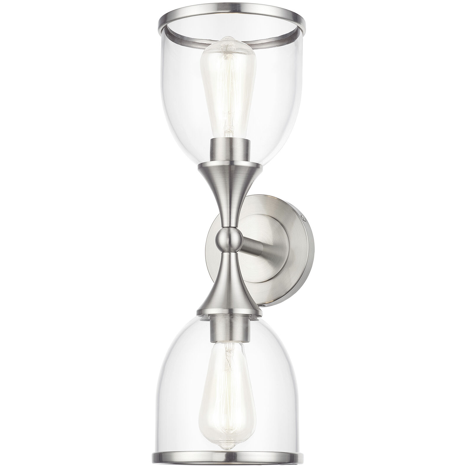 Ashridge 2 Light 6.5 inch Brushed Nickel Vanity Wall Sconce Wall Light