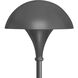 Mushroom 120v 8.00 watt Charcoal Gray Landscape Path Light