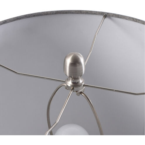 Saco 33 inch 150.00 watt Smoked Black Table Lamp Portable Light