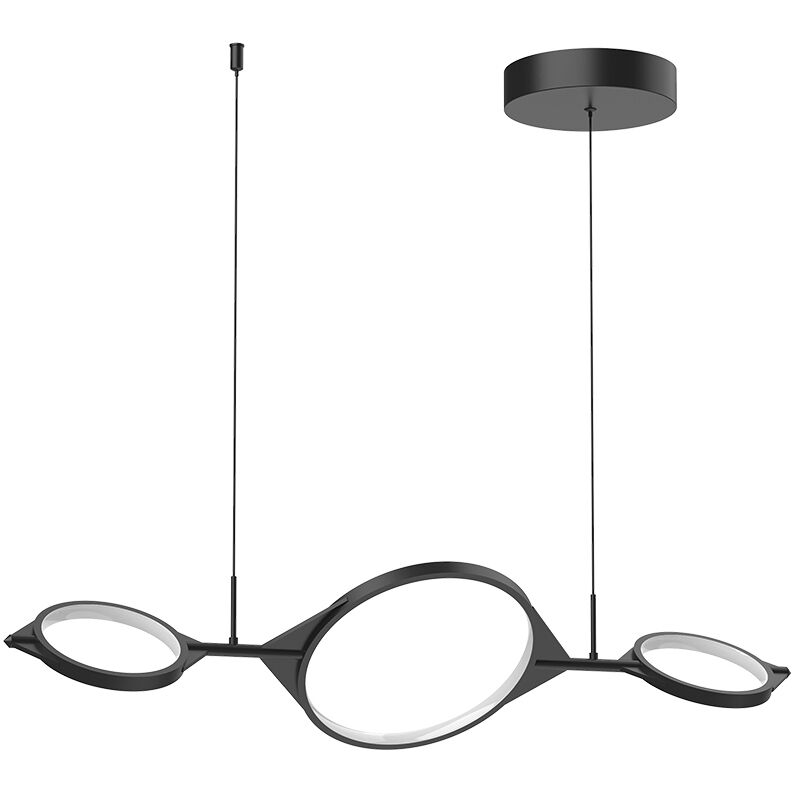 Serif LED 33.75 inch Black Linear Pendant Ceiling Light