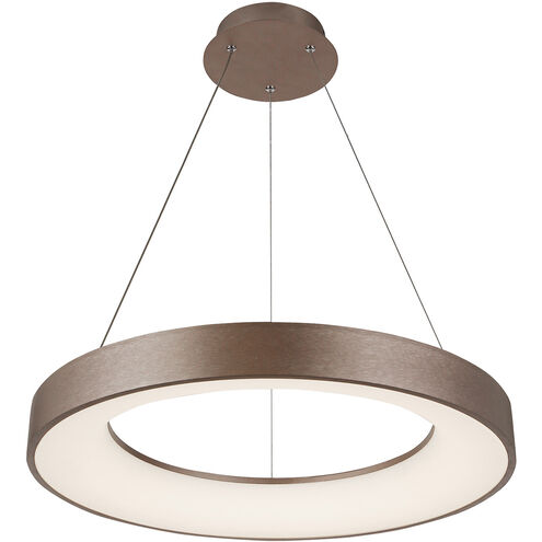 EVOLV LED 24 inch Light Bronze Pendant Ceiling Light, Sway Family
