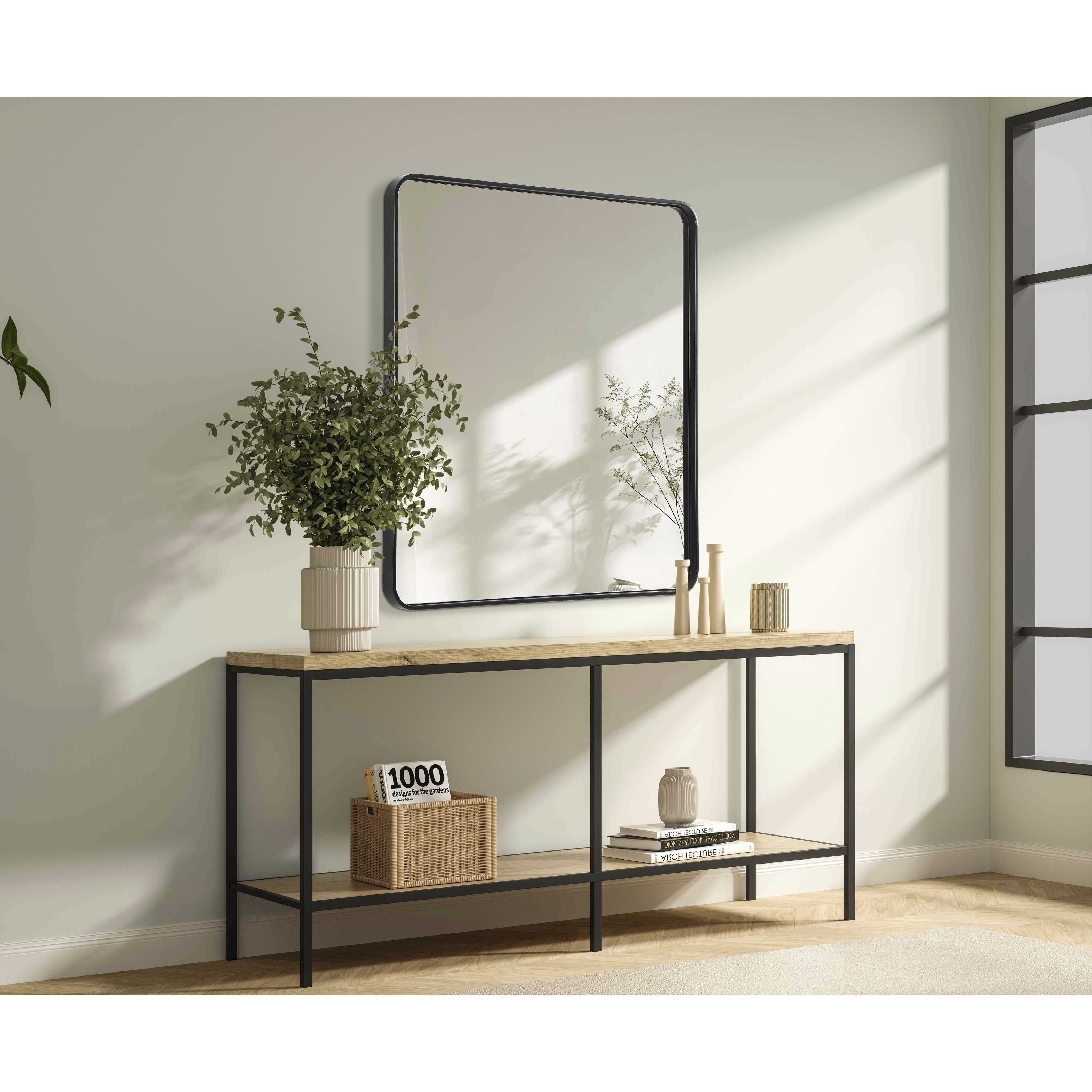 Remy 40 X 36 inch Black Mirror