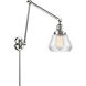 Fulton 30 inch 3.50 watt Polished Chrome Swing Arm Wall Light, Franklin Restoration