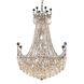 Corona 15 Light 24 inch Chrome Dining Chandelier Ceiling Light in Royal Cut