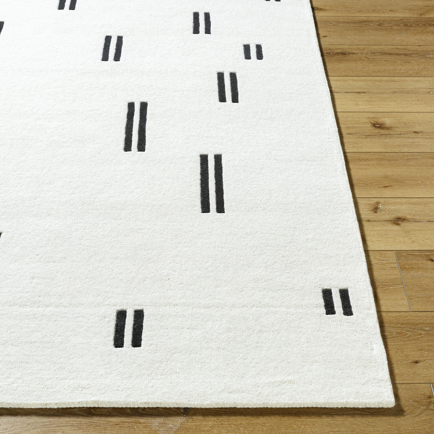 Jason Wu 36 X 24 inch White / Off-White / Onyx Handmade Rug in 2 x 3