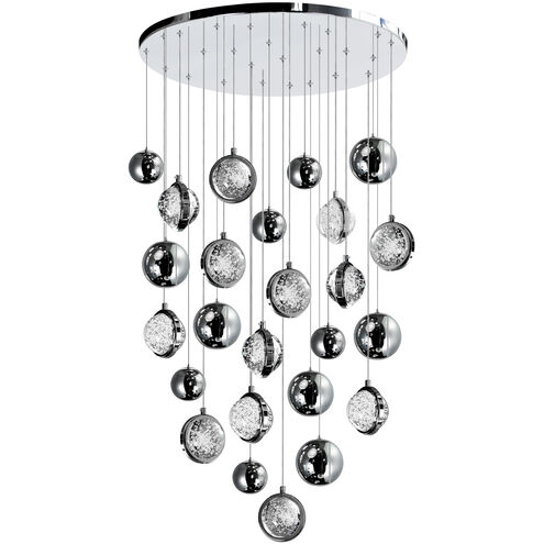Salvador LED 24 inch Polished Nickel Chandelier Ceiling Light