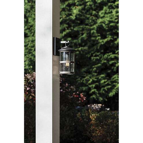Estate Series Lakehouse LED 15 inch Black Outdoor Wall Mount Lantern
