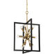 Xander 12 Light 19 inch Aged Warm Brass Pendant Ceiling Light