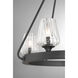 Carlton 4 Light 24 inch Matte Black Chandelier Ceiling Light