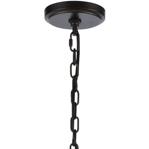 Tuscan 10 Light 38 inch Dark Bronze Chandelier Ceiling Light, Converts to Semi Flush