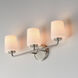 Durham 3 Light 23 inch Satin Nickel Bath Vanity Wall Light
