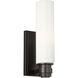 C&M by Chapman & Myers Fairfax 1 Light 3.5 inch Aged Iron Wall Sconce Wall Light in LED
