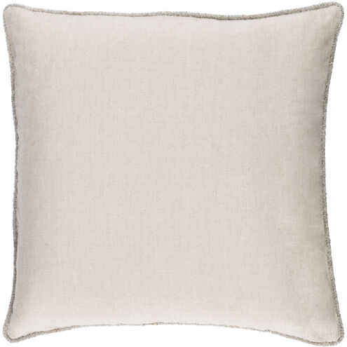 Sasha 18 X 18 inch Light Beige Accent Pillow