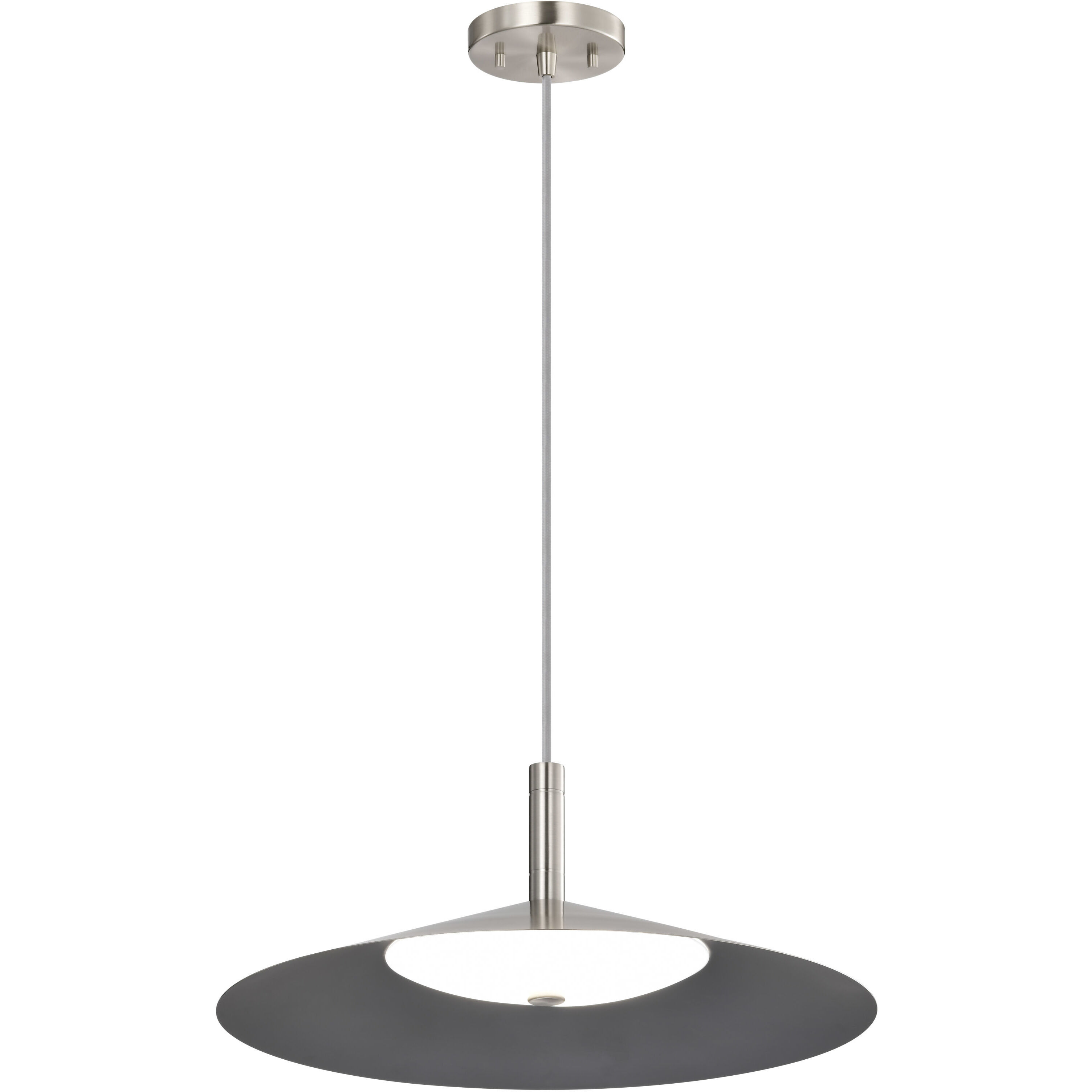 Corrine LED 18 inch Brushed Nickel Pendant Ceiling Light