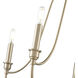 Senoia 5 Light 25 inch Modern Gold Chandelier Ceiling Light