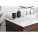 Lexington 48 X 21.5 X 35 inch Walnut Vanity Sink Set