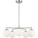 Nube LED 26 inch Brushed Nickel Chandelier Ceiling Light