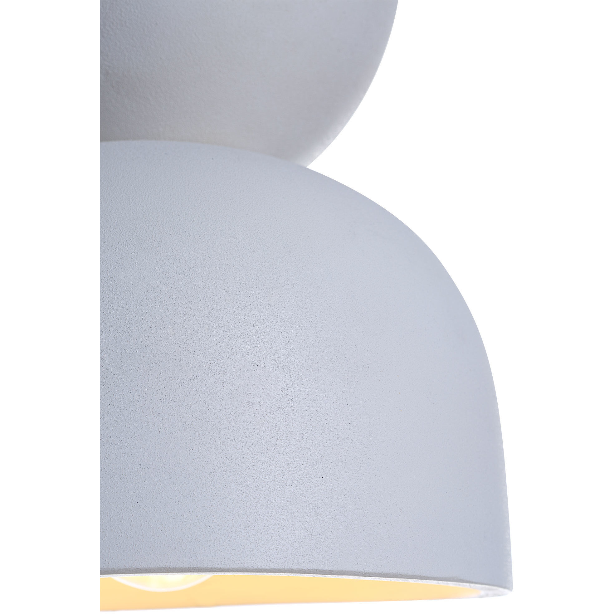 Kala 1 Light 7 inch White with Texture Pendant Ceiling Light