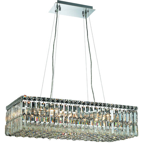 Maxime 16 Light 14 inch Chrome Dining Chandelier Ceiling Light in Royal Cut