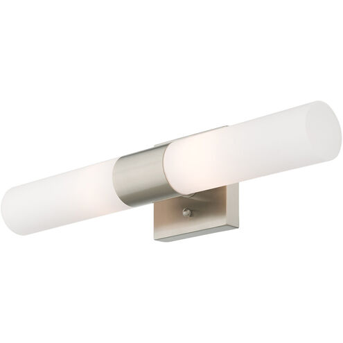Aero 2 Light 18 inch Brushed Nickel ADA Bath Vanity Wall Light