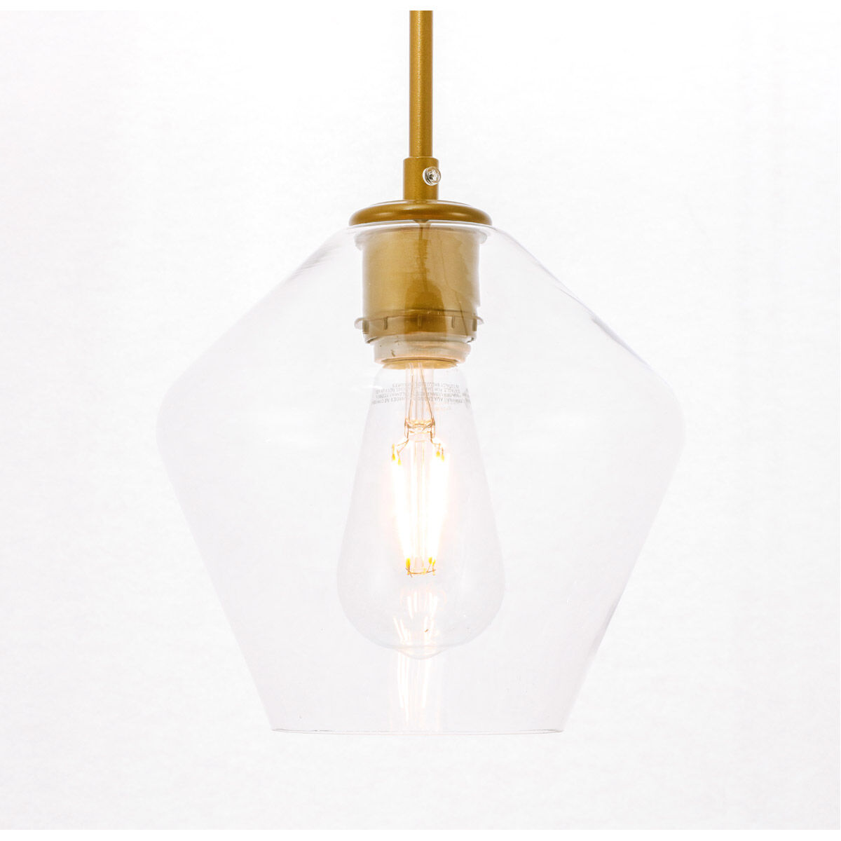Rochester 1 Light 8 inch Brass Pendant Ceiling Light
