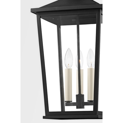 Soren 3 Light 11 inch Texture Black Outdoor Pendant in Textured Black