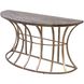 Meditation 54 X 18 inch Antique Gold with Brown Console Table