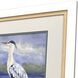 Heron by the Sea Blue and Beige Framed Art