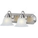Essentials - 801x 2 Light 18.00 inch Bathroom Vanity Light