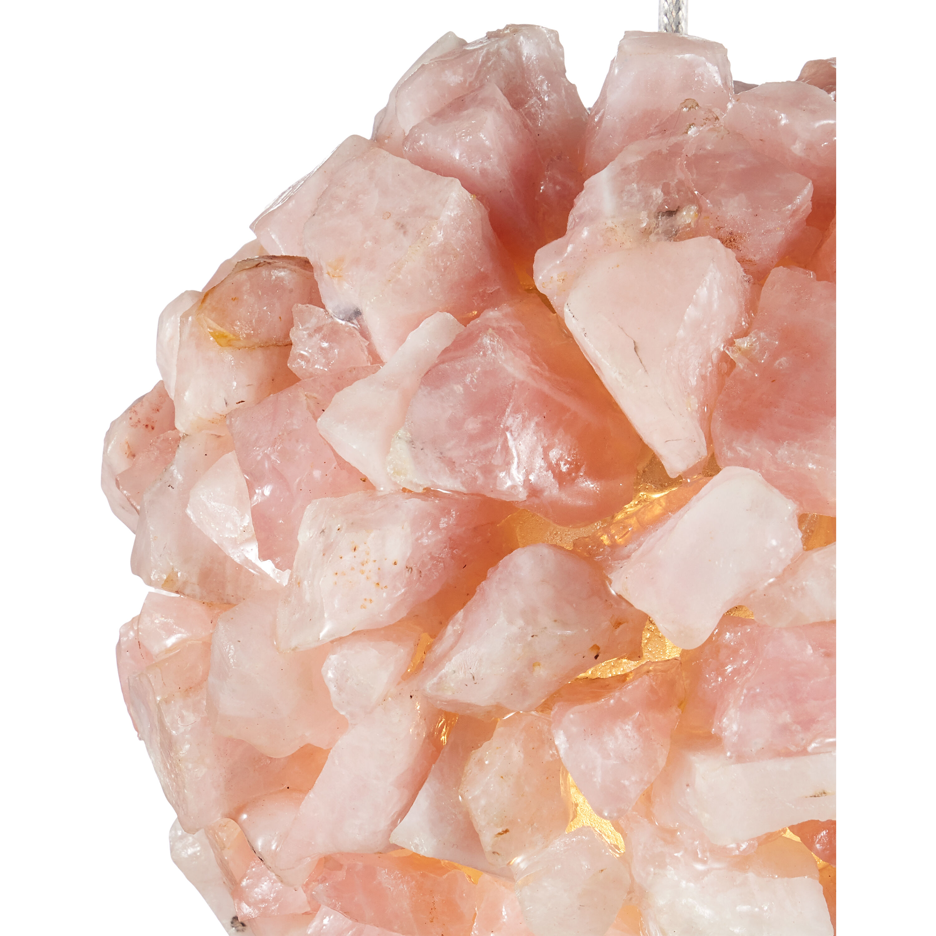 Clio 1 Light 6 inch Rose/Brass Pendant Ceiling Light