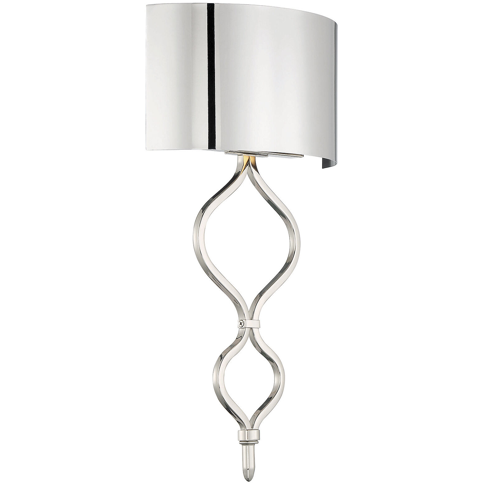 Como LED 11 inch Polished Nickel ADA Wall Sconce Wall Light, Essentials