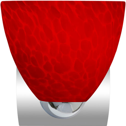 Sasha LED 6.33 inch Chrome Sconce Wall Light