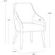 Adelaide Calico Cream Dining Armchair