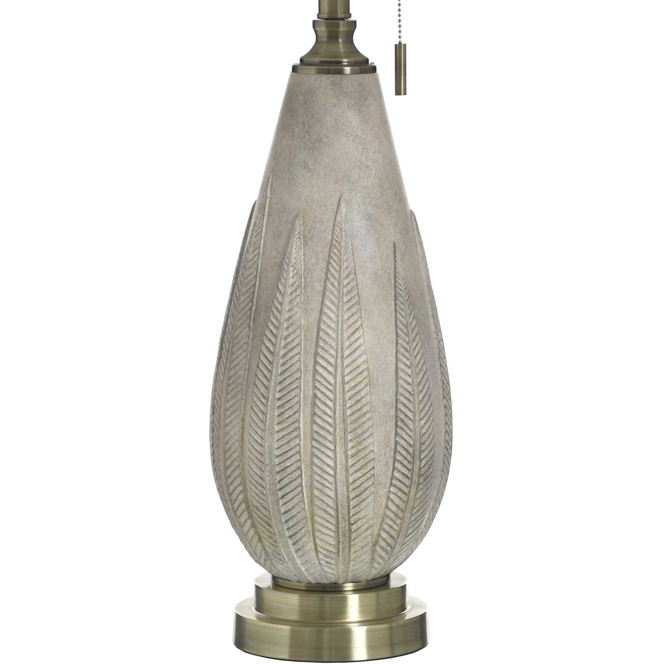 Poly 32.5 inch 100 watt Delnice Ivory Table Lamp Portable Light